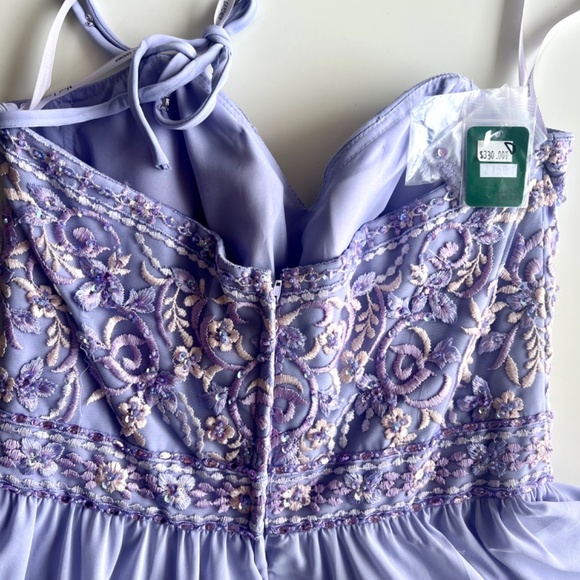 New Party Dress Size 10 Morilee Brand Light Violet Color - Picture 3 of 9